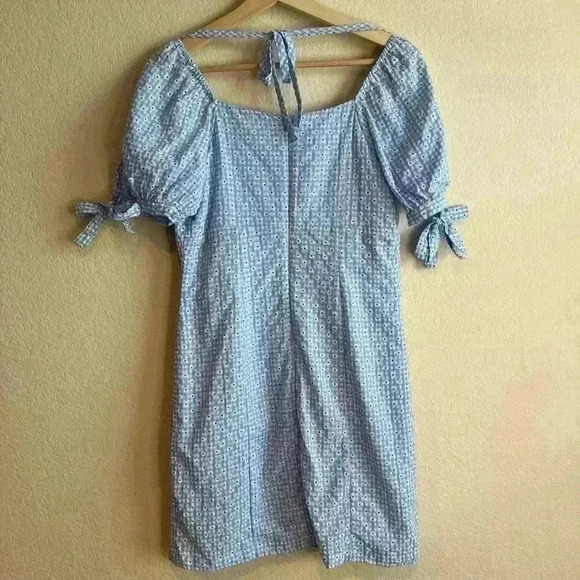 Blue and White  daisy Altard State dress M - Picture 2 of 6